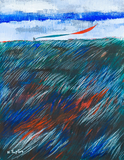 Acrylique et Crayons sur Papier, 41x32 cm.