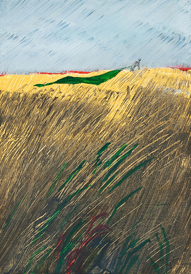 Acrylique sur Papier, 25,5x18 cm.