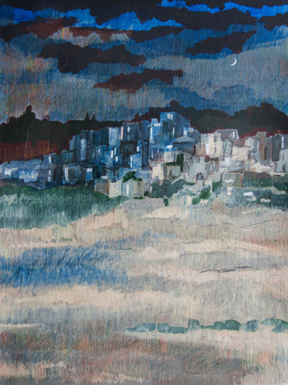 Technique Mixte sur Papier 40x30 cm.