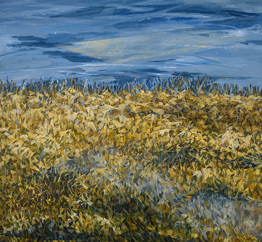 Acrylique sur Toile, 120x130 cm.