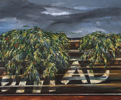 Acrylique sur Toile, 100x120 cm.