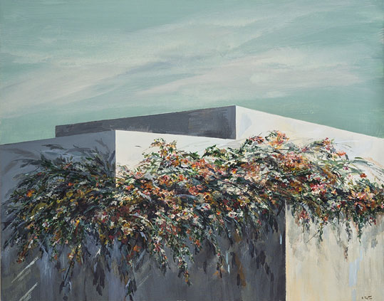 Acrylique sur Toile, 110x140 cm.